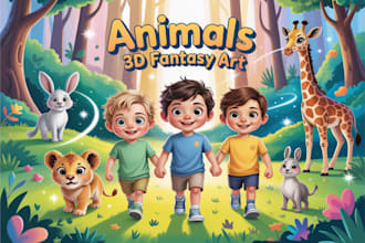 design children book illustration and cover children story book illustration