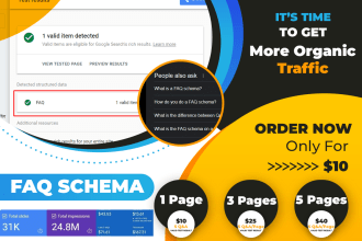 setup frequently asked questions faqs schema markup for 1 page