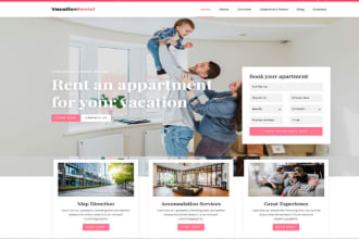 build vacation rental website, property management, airbnb,hotel booking website