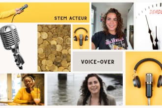be the female dutch voice over that you can count on