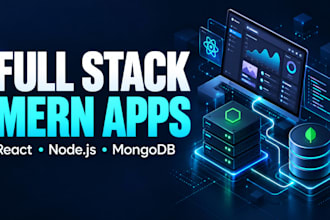 develop a full stack mern web app with react and nodejs
