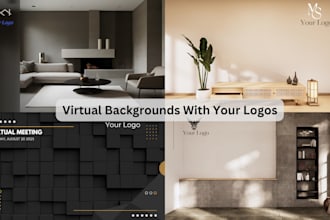 design fully customized virtual background