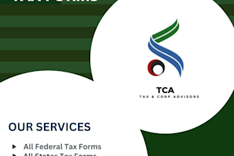 prepare and e file US tax forms 990,1040s,1065s,1120 and all schedules