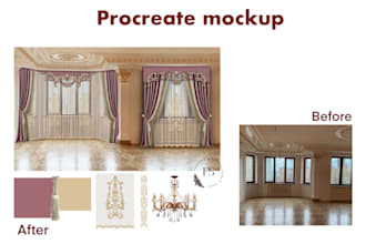 create realistic curtain visualization for your room