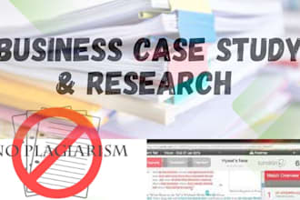 do business case study and research works