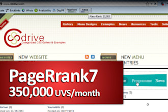 give you a Dedicated Page with link on a PR7 site