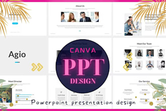 design professional powerpoint presentation slides  ppt pitch deck investor