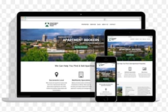design, build responsive website development with wordpress