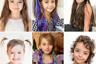 shoot product photography or video with kids girls models for amazon or website