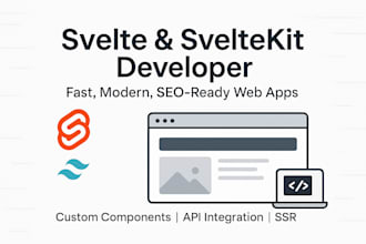 build fast and modern web apps with svelte and sveltekit