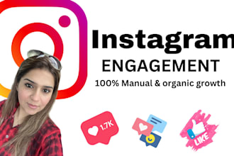 capable VA for instagram organic growth with engagement