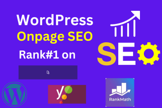 do advanced rank math onpage SEO for your wordpress site