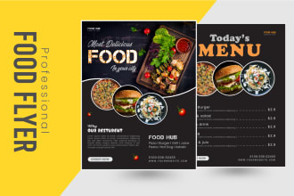 design food flyer and poster