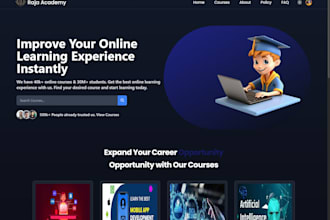 develop website with next js, react js and firebase supabase tailwind css