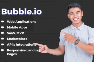 be your bubble io developer for bubble app or website