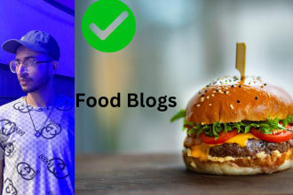write food blogs with SEO keywords