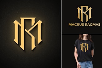 design a modern and luxury minimalist logo