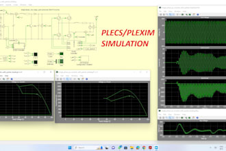 do plecs or plexim simulations for your electrical projects
