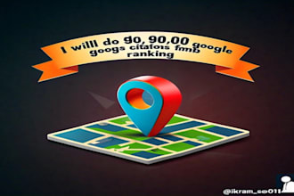 do 90,000 google maps citations for gmb ranking and local business SEO