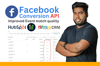 install meta pixel, conversion API for CRM, gohighlevel, zoho, hubspot via GTM