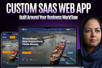 build custom saas web app, ai software or business application