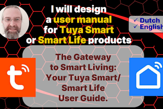 design user manual for tuya smart or smart life products for bol com or amazon