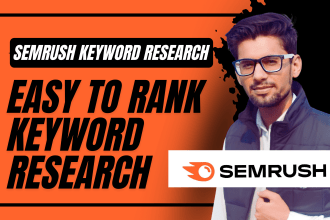 conduct advanced semrush SEO keyword research for google ranking