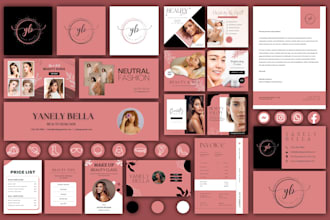 design luxury signature logo, branding kit, and brand identity