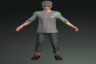 create 3d metahuman character 3d realistic character 3d character modeling