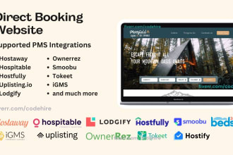 build a direct booking website integrated with pms or channel manager