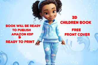 do african american children story book illustration and children book for kdp