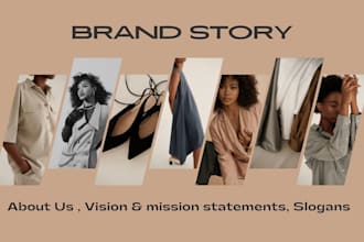 craft a compelling brand story for clothing brands and businesses