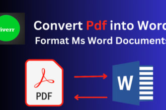 convert pdf to ms word or ms excel