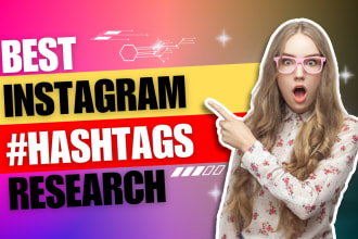 research best hashtags for your instagram post
