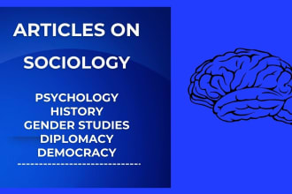 write sociology psychology human resource management and business articles