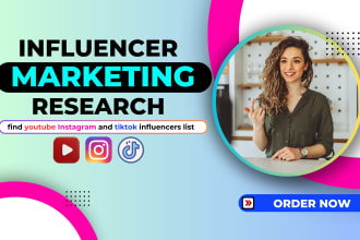 find perfect instagram tiktok youtube influencer list for influencers marketing