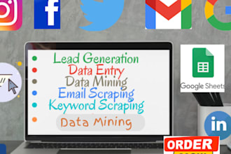 b2c marketing  data entry specialist virtual assistant