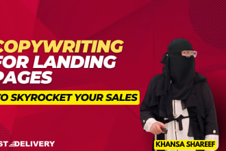 do copywriting for your landing page