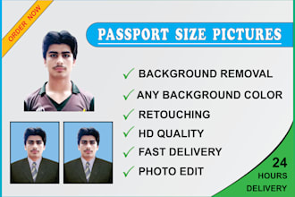 create passport size photo and visa photo from your picture