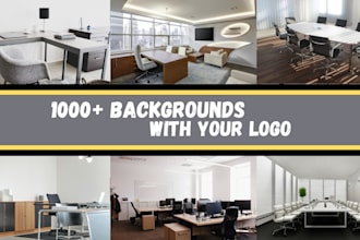 design a realistic zoom virtual background