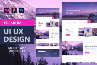 do mobile UI UX design or website UI UX design