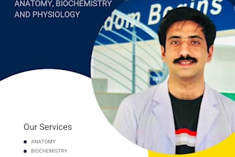 teach you physiology, anatomy and biochemistry