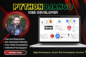 your dedicated full stack python developer django web developer