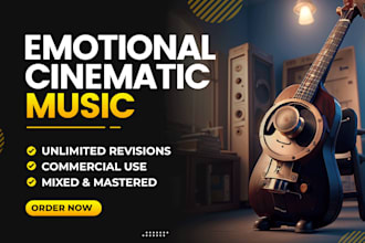 create emotional cinematic music for your project
