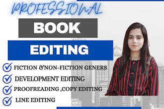 thoroughly proofread and edit your book or ebook