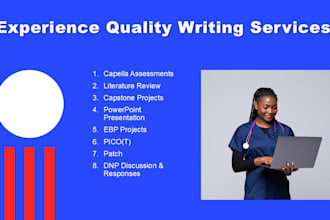 do capella, public health, nursing, dnp, and bsn assessments