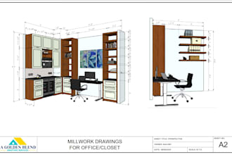 draft and design millwork shop drawings