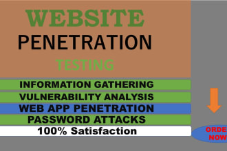 do website penetration testing and find vulnerability