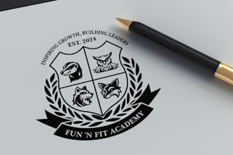 design bespoke heraldic coat of arms and family crest logo
