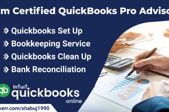 do setup, catch up and do your bookkeeping in quickbooks online account